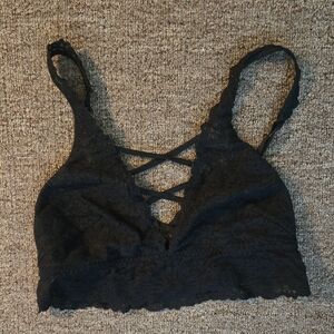 PINK Victoria's Secret Black Lace Bra Intimates